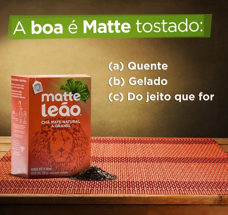 Chá Mate Natural Mate Leão 250g